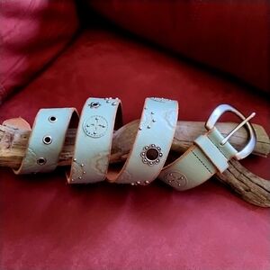 Fossil Embellished Belt